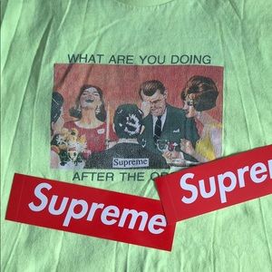 Supreme What Are You Doing T-shirt